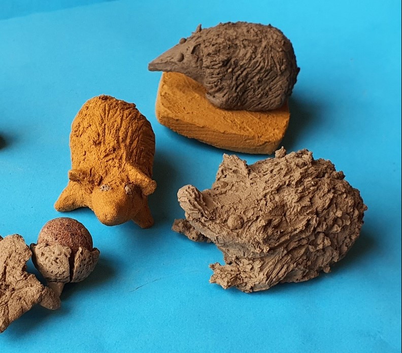 Clay Hedgehogs