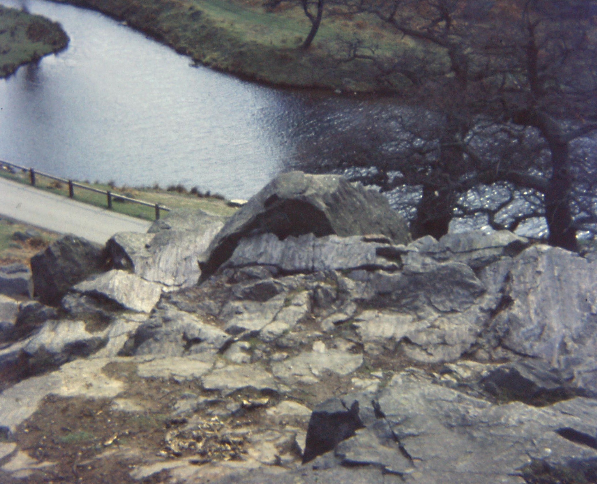 1976.04.03 Charnwood Forest14. Bradgate Pk. Slickensiding