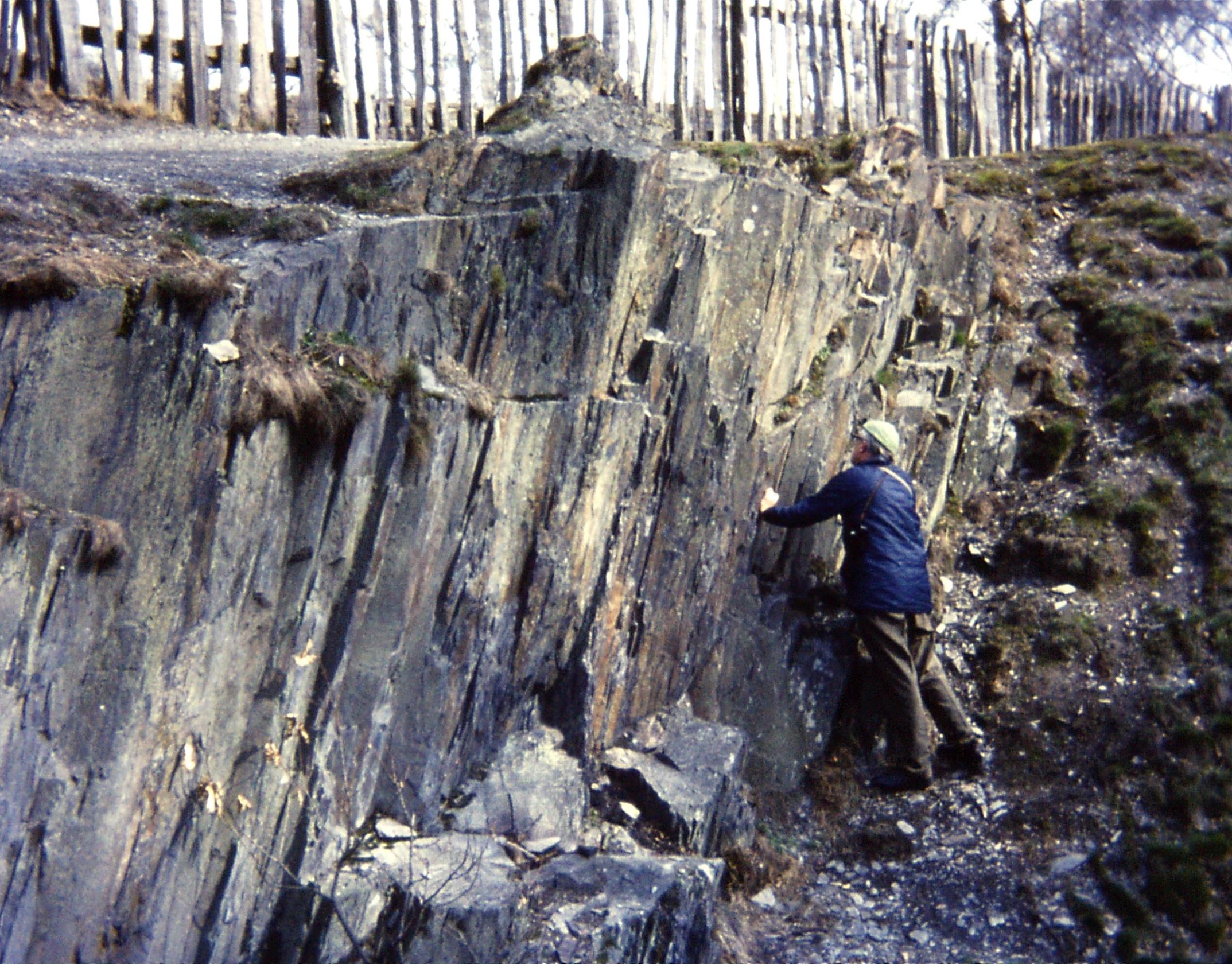 1976.04.03 Charnwood Forest16. Swithland Slate Fm (Cambrian)