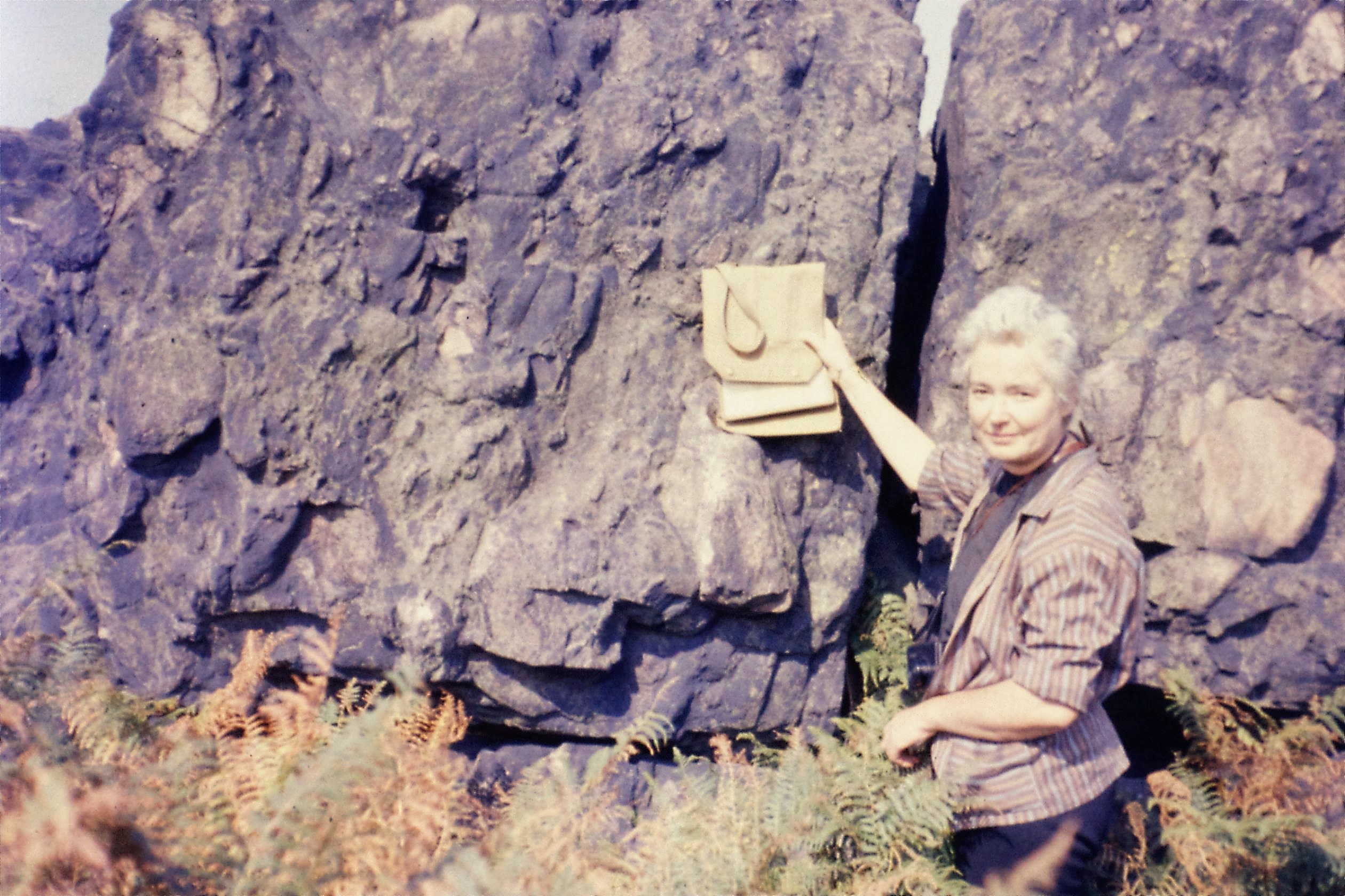 1976 Charnwood Forest1. 'Bomb Rocks' loc. Charnwood Lodge Fm. volc. debris flow