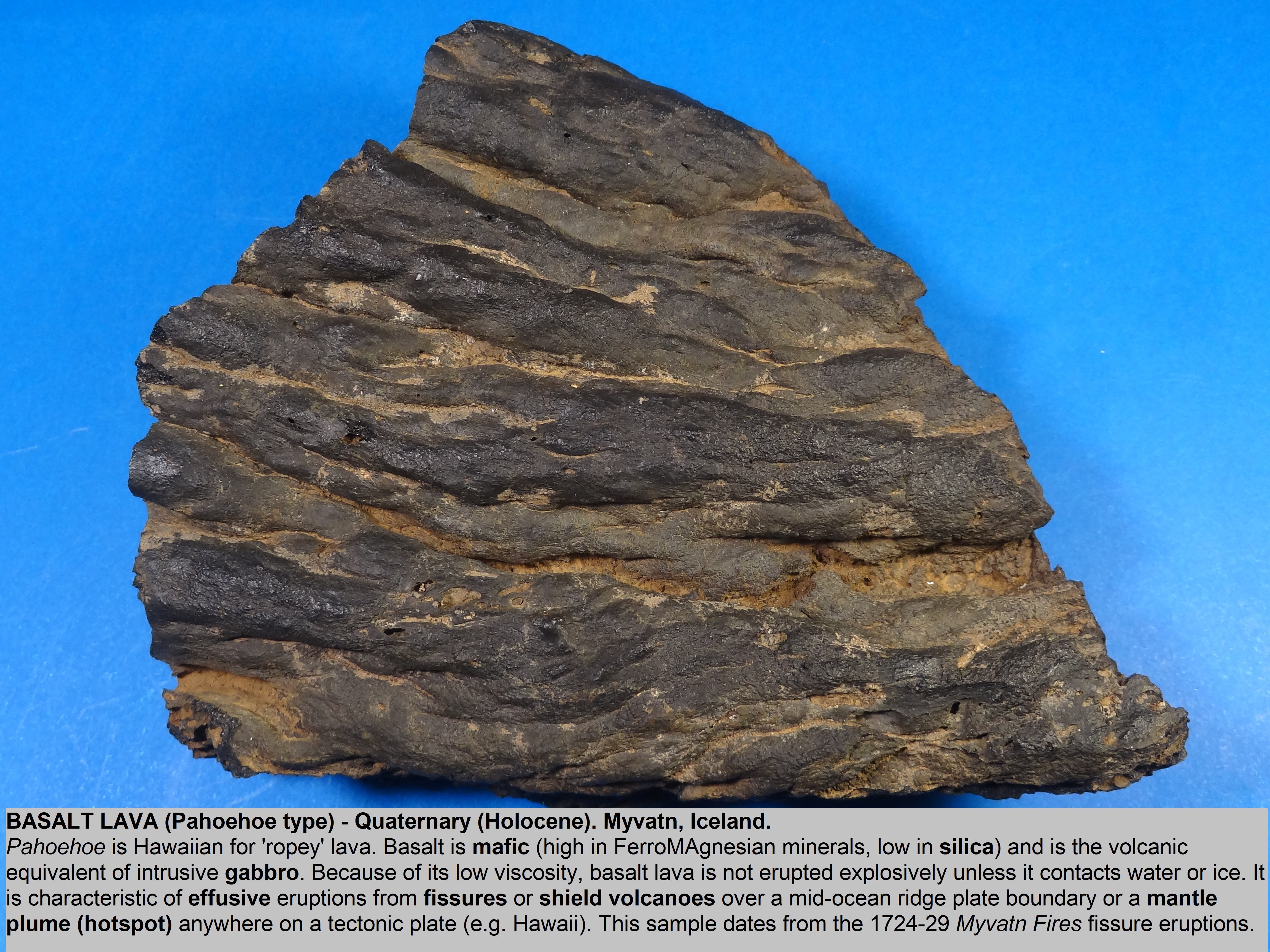 basalt (pahoehoe)